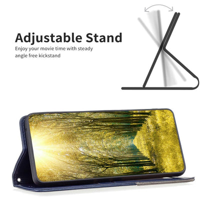 For Redmi Note 17 Pro 5G Global 163mm Rhombus Texture Magnetic Leather Phone Case(Blue)