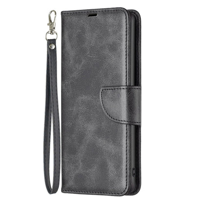 For Redmi K90 Pro Max/Poco F8 Ultra Lambskin Texture Pure Color Flip Leather Phone Case(Black)