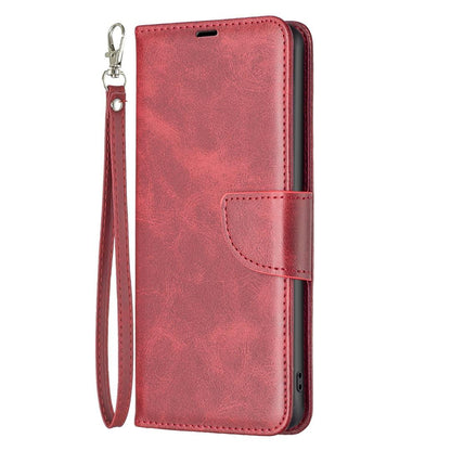 For Redmi Note 17 Pro 5G Global 163mm Lambskin Texture Pure Color Flip Leather Phone Case(Red)