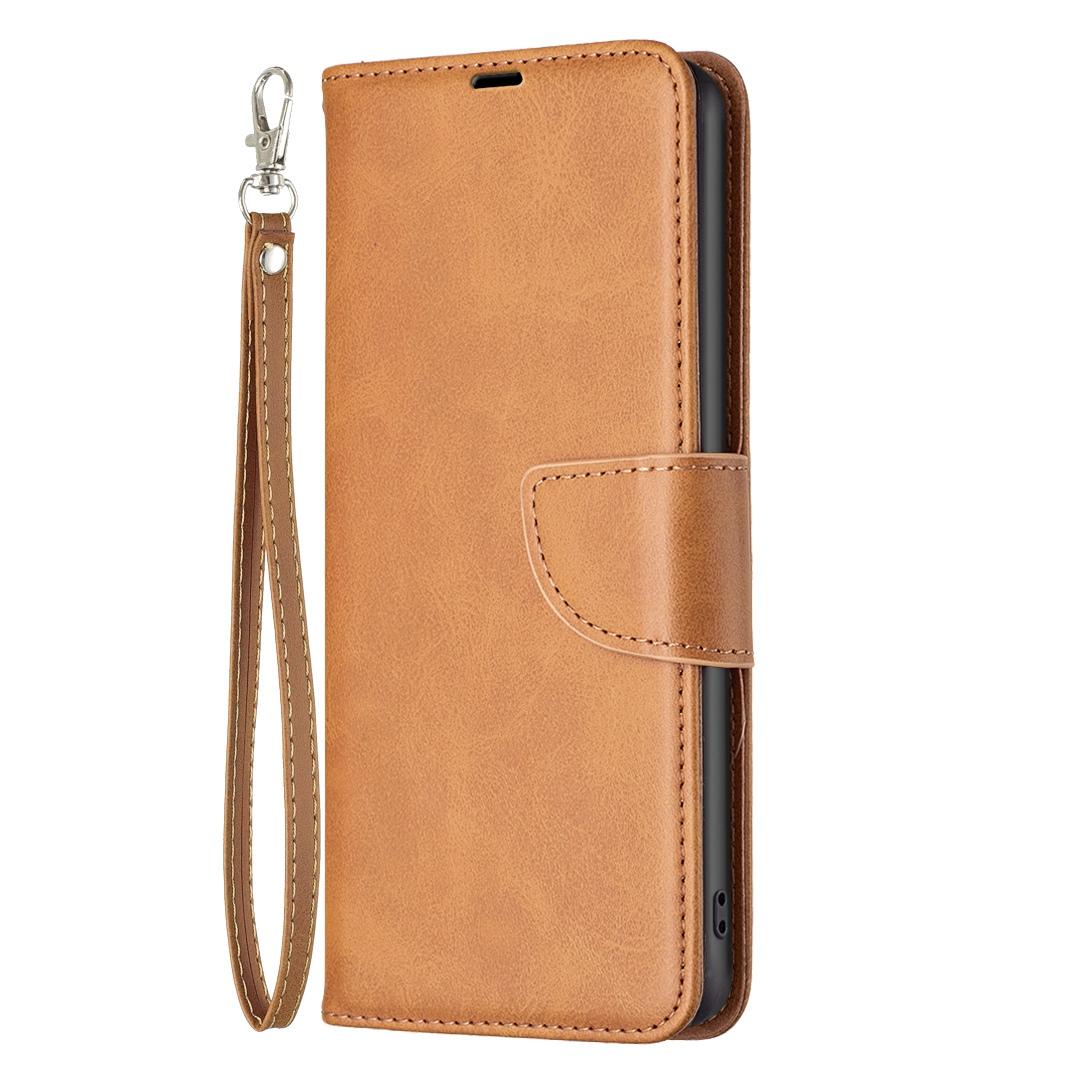 For Redmi Note 17 Pro 5G Global 163mm Lambskin Texture Pure Color Flip Leather Phone Case(Yellow)