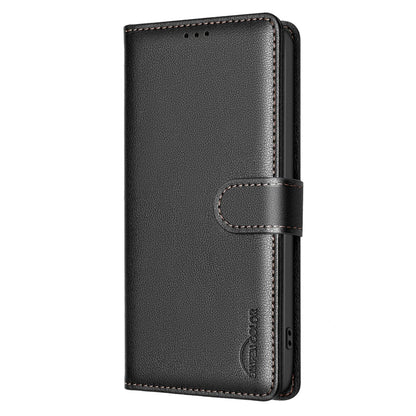 For Redmi K90 Pro Max/Poco F8 Ultra Litchi Texture RFID Anti-theft Leather Phone Case(Black)