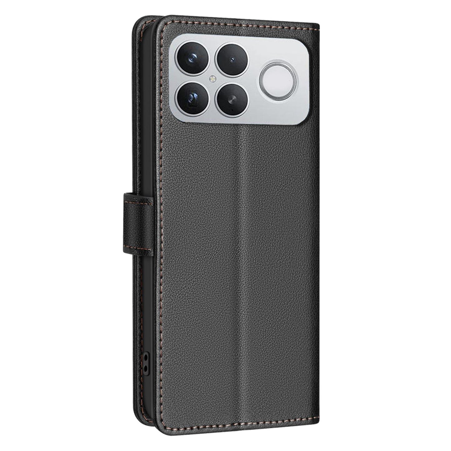 For Redmi K90 Pro Max/Poco F8 Ultra Litchi Texture RFID Anti-theft Leather Phone Case(Black)