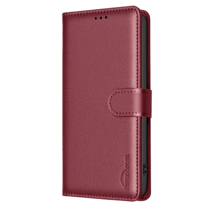 For Redmi K90 Pro Max/Poco F8 Ultra Litchi Texture RFID Anti-theft Leather Phone Case(Red)