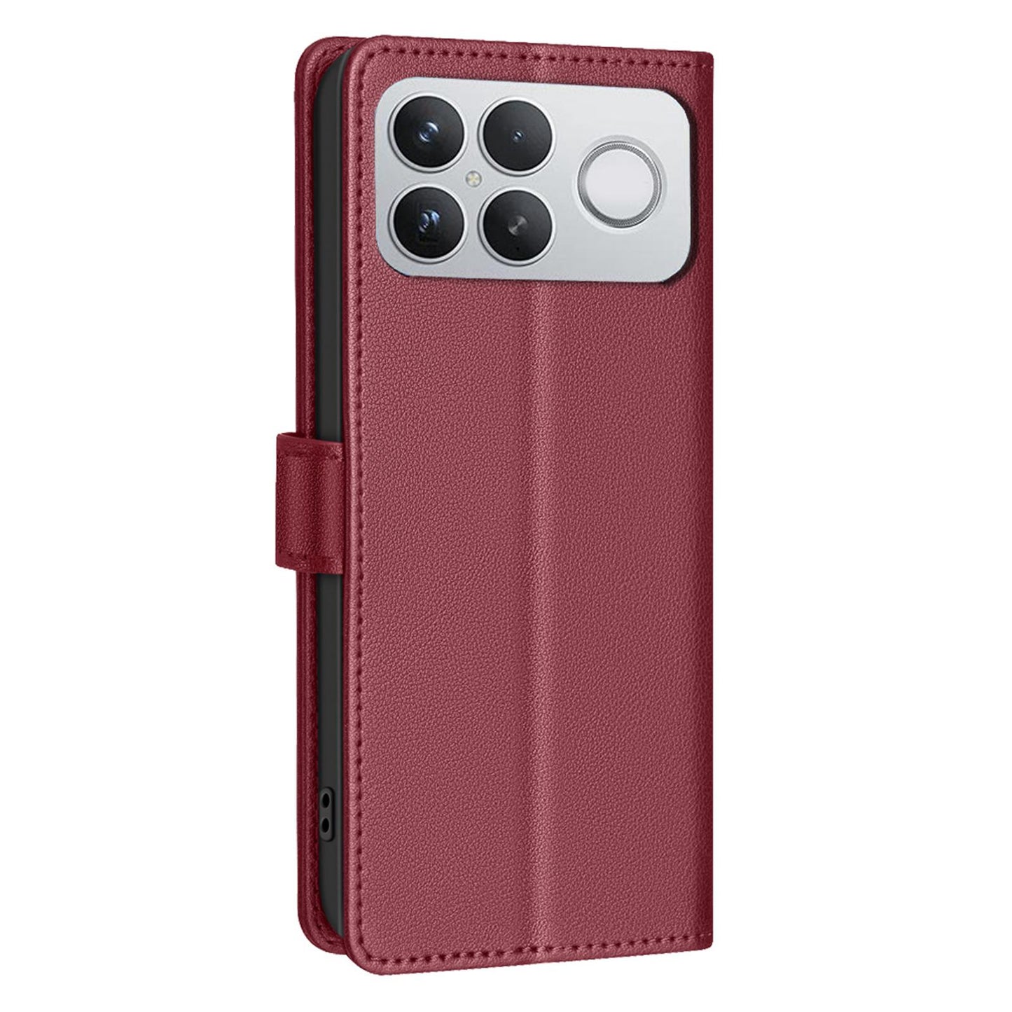 For Redmi K90 Pro Max/Poco F8 Ultra Litchi Texture RFID Anti-theft Leather Phone Case(Red)