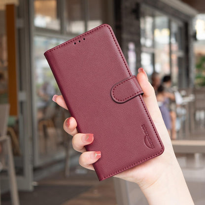 For Redmi K90 Pro Max/Poco F8 Ultra Litchi Texture RFID Anti-theft Leather Phone Case(Red)