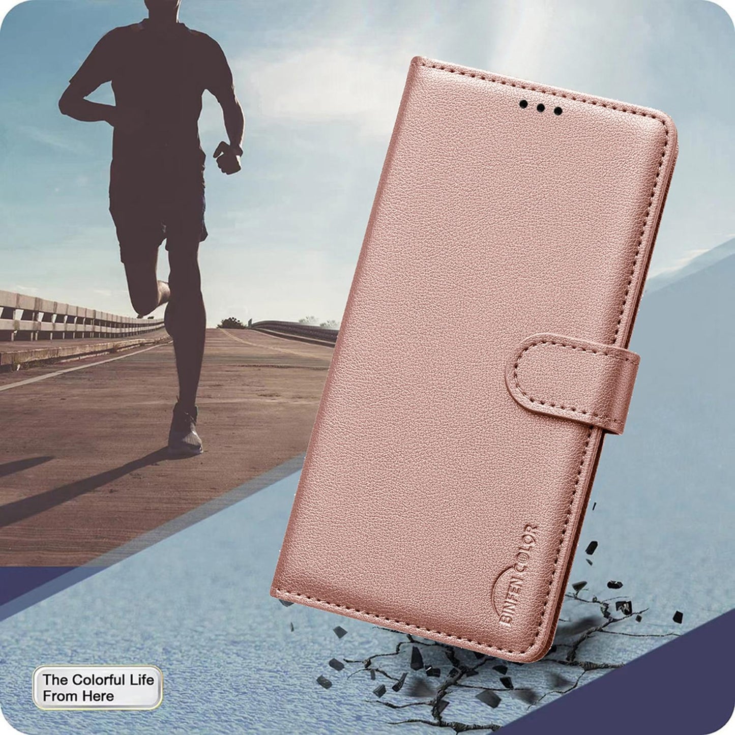 For Redmi K90 Pro Max/Poco F8 Ultra Litchi Texture RFID Anti-theft Leather Phone Case(Gold)