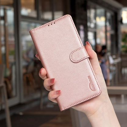 For Redmi K90 Pro Max/Poco F8 Ultra Litchi Texture RFID Anti-theft Leather Phone Case(Gold)