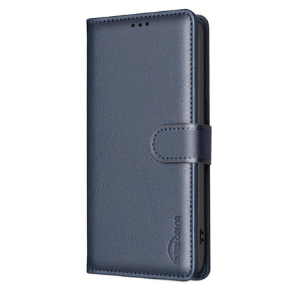 For Redmi K90 Pro Max/Poco F8 Ultra Litchi Texture RFID Anti-theft Leather Phone Case(Blue)