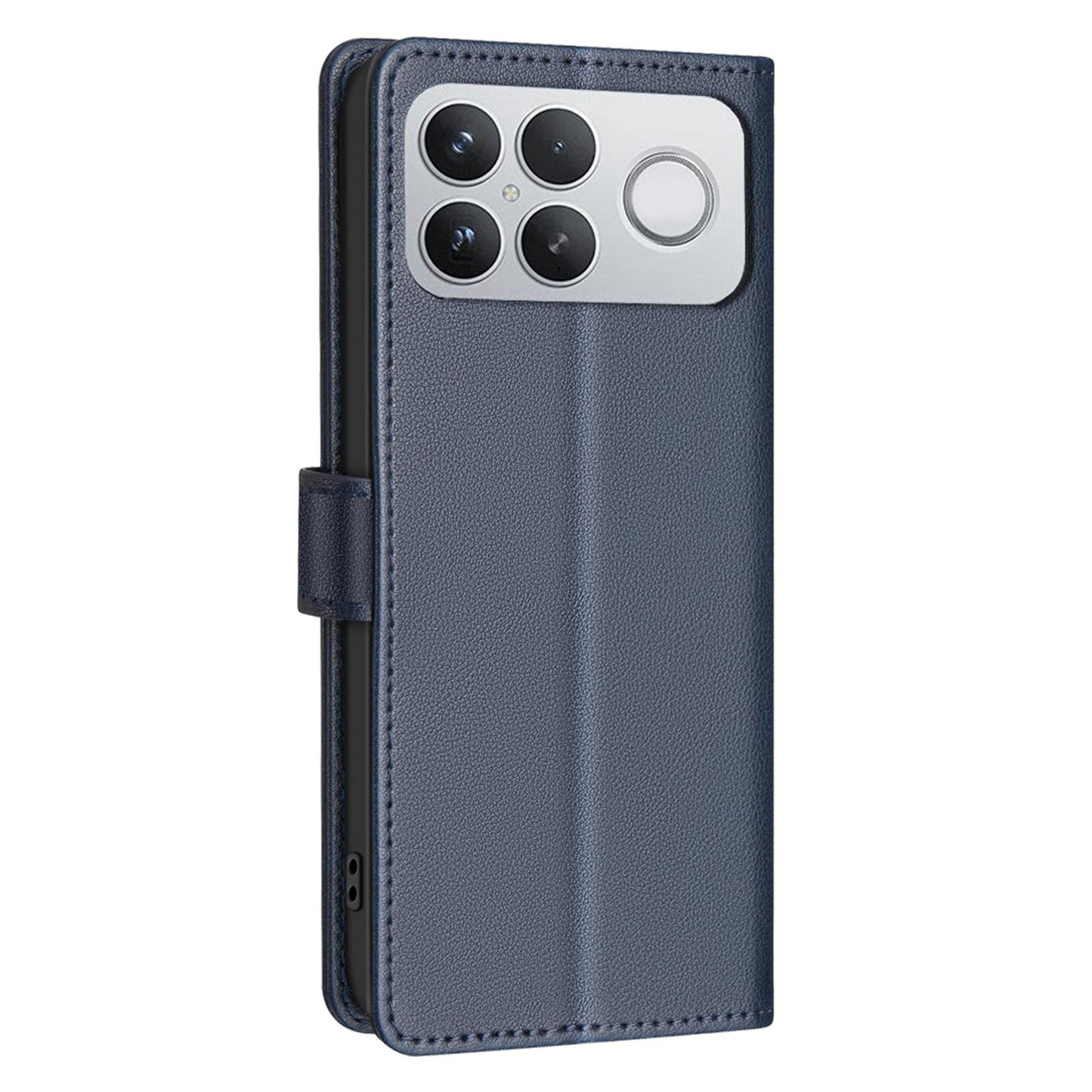 For Redmi K90 Pro Max/Poco F8 Ultra Litchi Texture RFID Anti-theft Leather Phone Case(Blue)