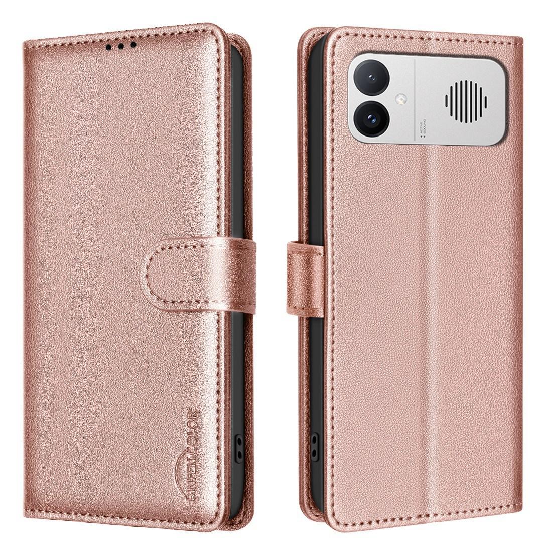 For Redmi K90 Max 5G Litchi Texture RFID Anti-theft Leather Phone Case - Gold - EDA007061820C