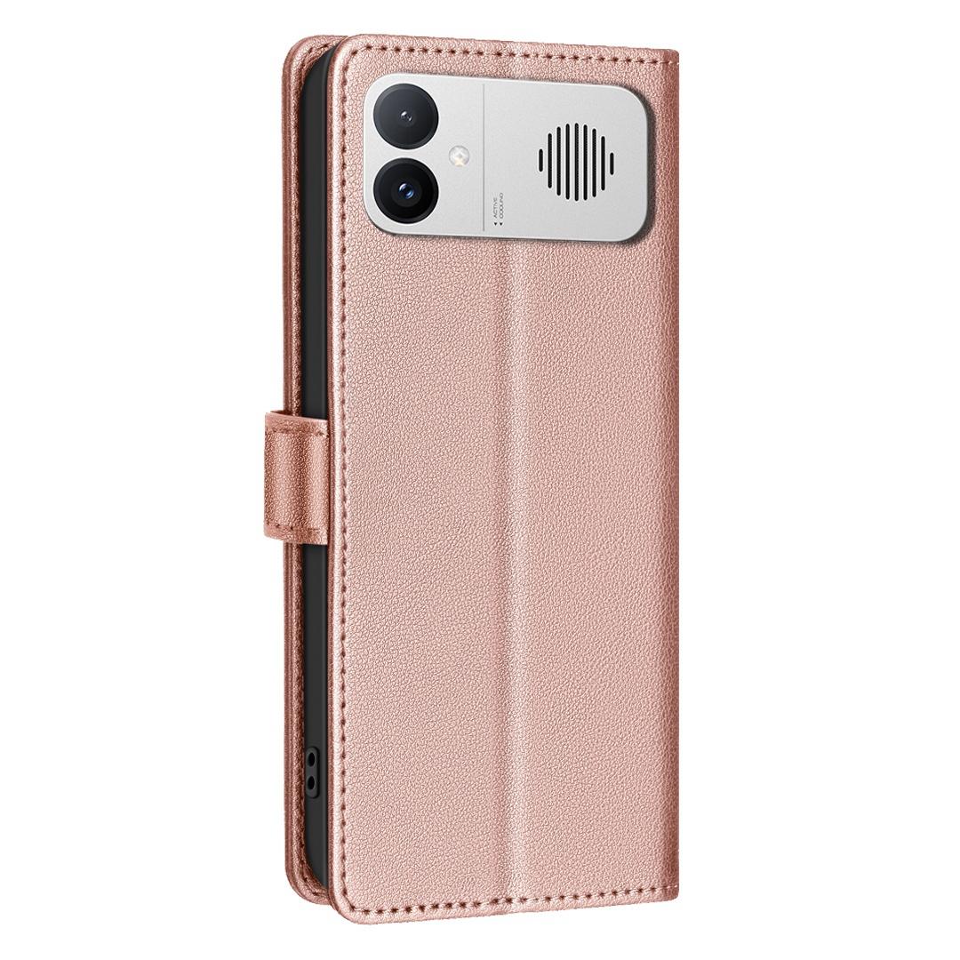 For Redmi K90 Max 5G Litchi Texture RFID Anti-theft Leather Phone Case - Gold - EDA007061820C