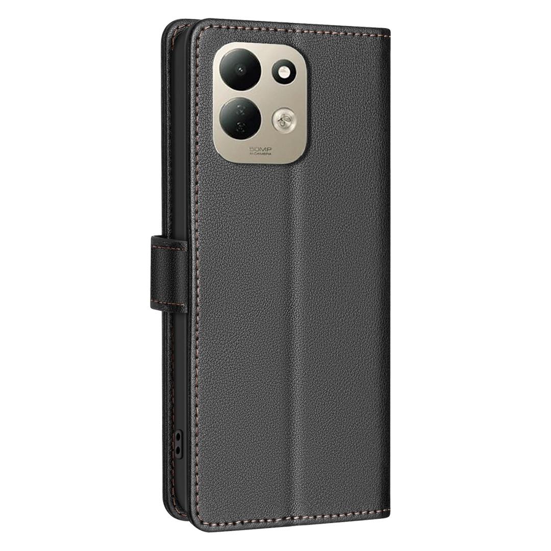For Redmi 17 4G / 5G Global 170mm Litchi Texture RFID Anti-theft Leather Phone Case(Black)