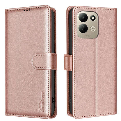 For Redmi 17 4G / 5G Global 170mm Litchi Texture RFID Anti-theft Leather Phone Case(Gold)