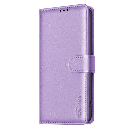 For Redmi 17 4G / 5G Global 170mm Litchi Texture RFID Anti-theft Leather Phone Case(Purple)