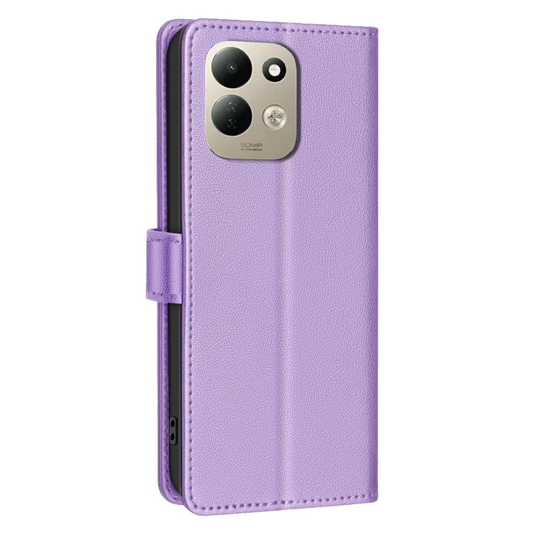 For Redmi 17 4G / 5G Global 170mm Litchi Texture RFID Anti-theft Leather Phone Case(Purple)