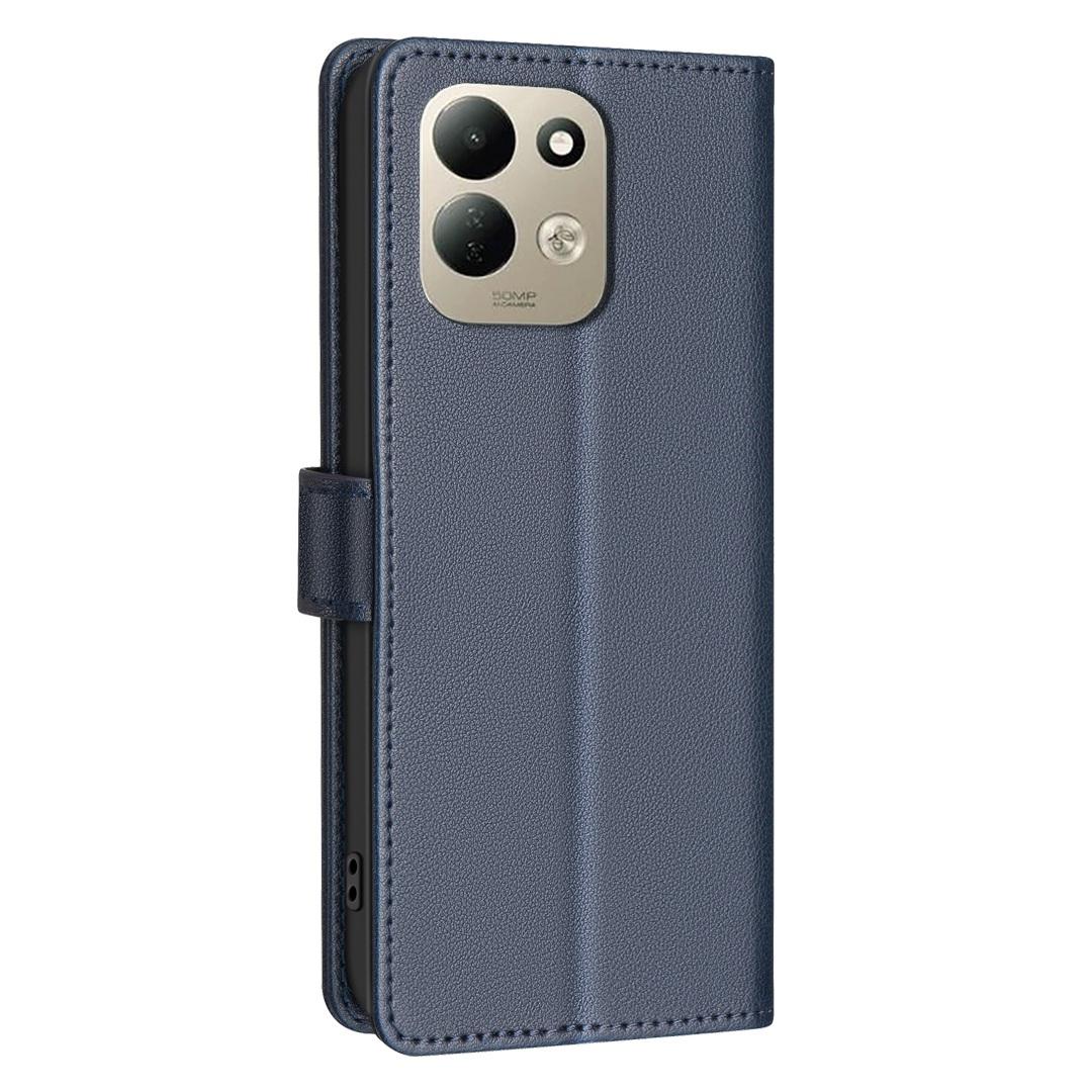 For Redmi 17 4G / 5G Global 170mm Litchi Texture RFID Anti-theft Leather Phone Case(Blue)