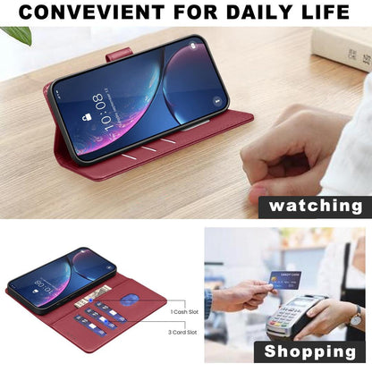 For Redmi Note 17 4G Global 171mm Litchi Texture RFID Anti-theft Leather Phone Case(Red)