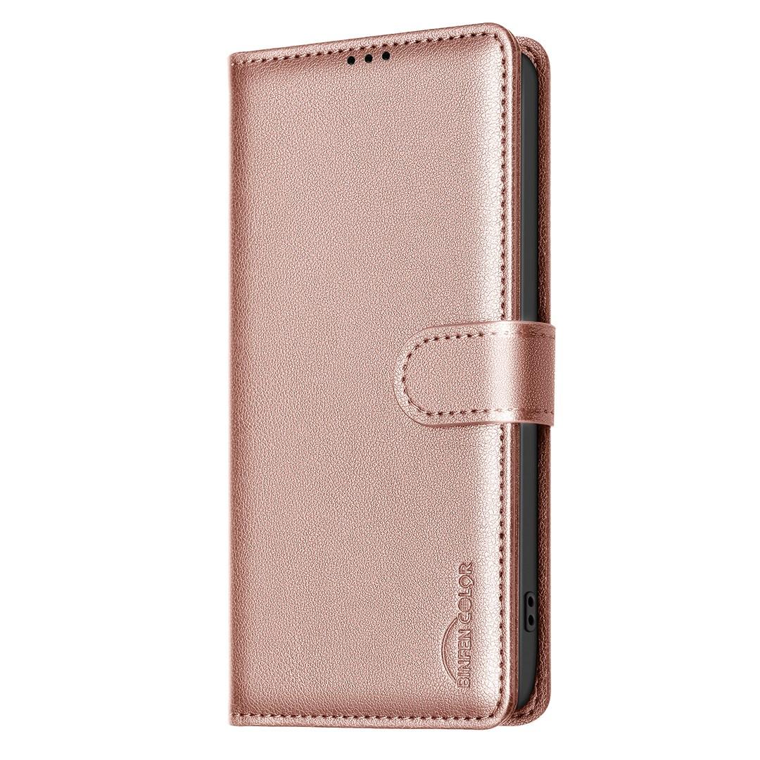 For Redmi Note 17 4G Global 171mm Litchi Texture RFID Anti-theft Leather Phone Case(Gold)