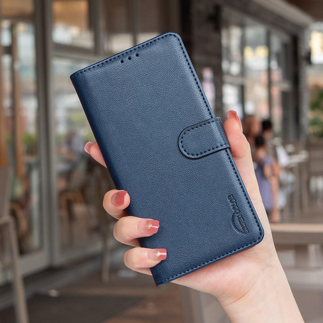 For Redmi Note 17 4G Global 171mm Litchi Texture RFID Anti-theft Leather Phone Case(Blue)