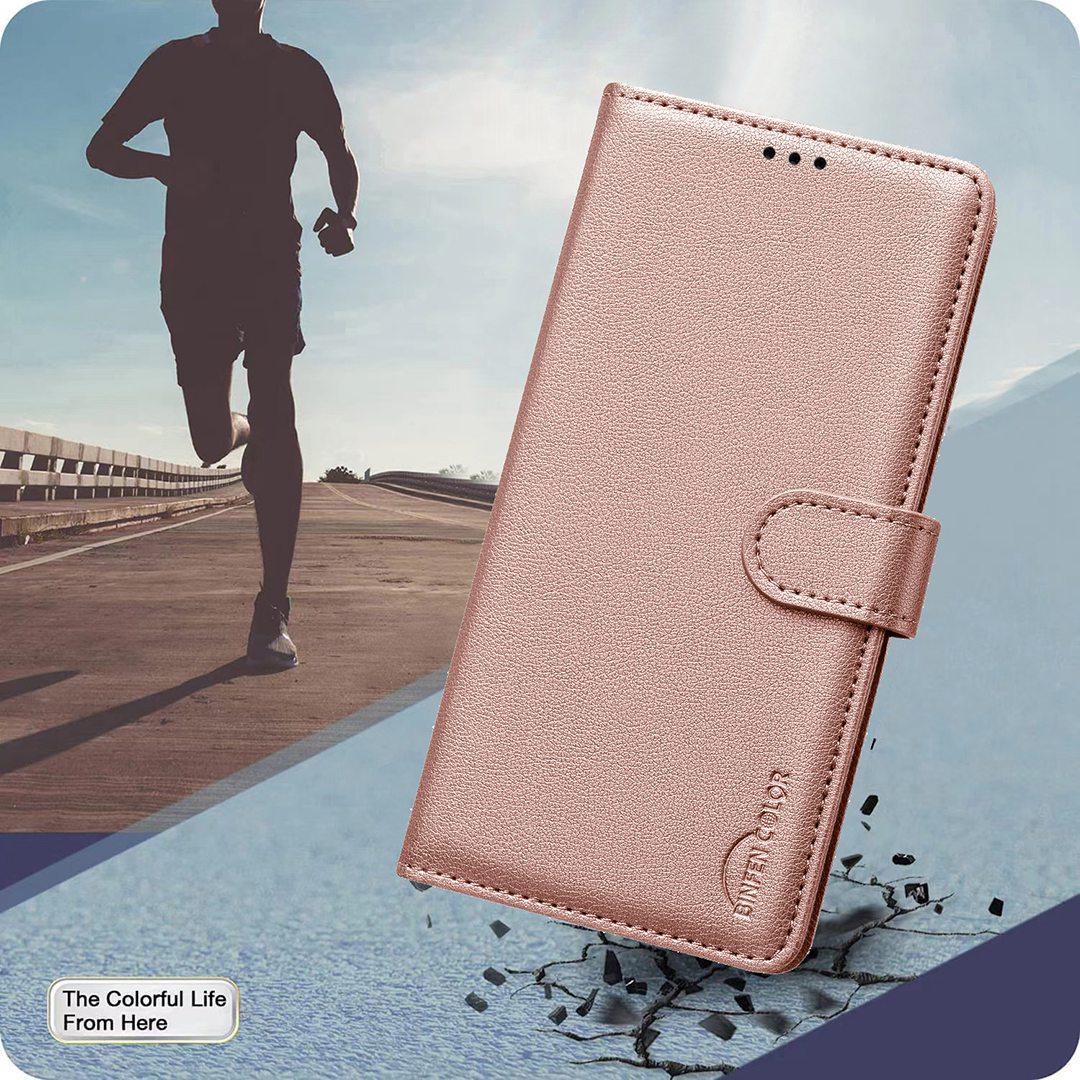 For Redmi Note 17 Pro 5G Global 163mm Litchi Texture RFID Anti-theft Leather Phone Case(Gold)
