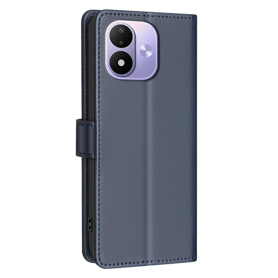 For Redmi Note 17 Pro 5G Global 163mm Litchi Texture RFID Anti-theft Leather Phone Case(Blue)