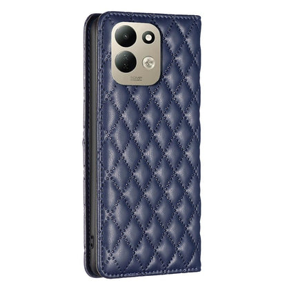 For Redmi 17 4G / 5G Global 170mm Diamond Lattice Magnetic Leather Flip Phone Case(Blue)