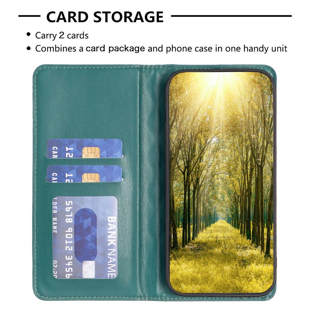 For Redmi Note 17 4G Global 171mm Diamond Lattice Magnetic Leather Flip Phone Case(Green)