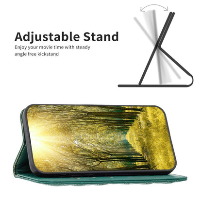 For Redmi Note 17 Pro 5G Global 163mm Diamond Lattice Magnetic Leather Flip Phone Case(Green)