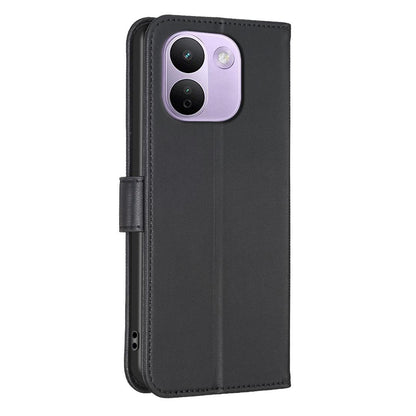 For Redmi Note 17 Pro+ 5G Global 163.4mm Four-leaf Embossed Leather Phone Case - Black - EDA007062308C