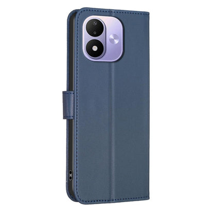 For Redmi Note 17 Pro 5G Global 163mm Four-leaf Embossed Leather Phone Case(Blue)