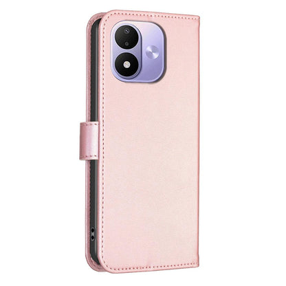 For Redmi Note 17 Pro 5G Global 163mm Four-leaf Embossed Leather Phone Case(Pink)