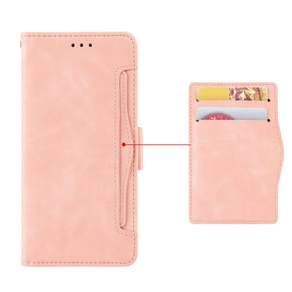 For Redmi K90 Pro Max 5G / Poco F8 Ultra Skin Feel Calf Texture Card Slots Leather Phone Case(Pink)