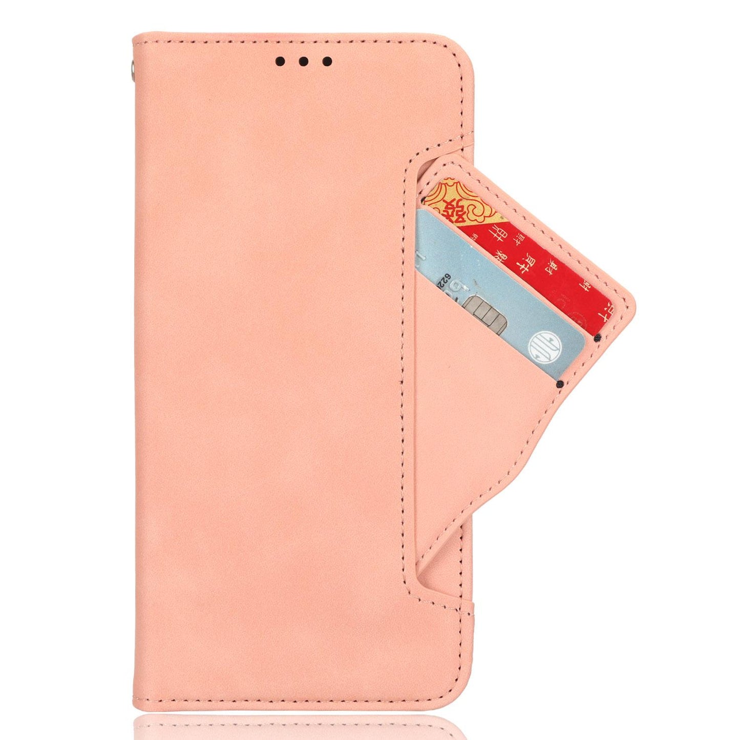 For Redmi K90 Pro Max 5G / Poco F8 Ultra Skin Feel Calf Texture Card Slots Leather Phone Case(Pink)
