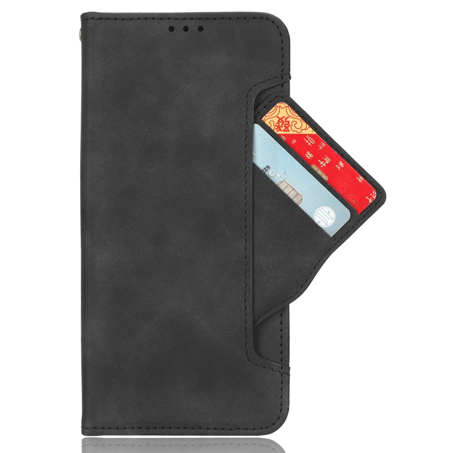 For Redmi K90 Pro Max 5G / Poco F8 Ultra Skin Feel Calf Texture Card Slots Leather Phone Case(Black)