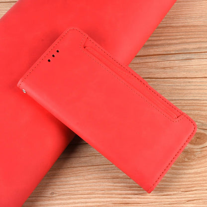 For Redmi K90 Pro Max 5G / Poco F8 Ultra Skin Feel Calf Texture Card Slots Leather Phone Case(Red)