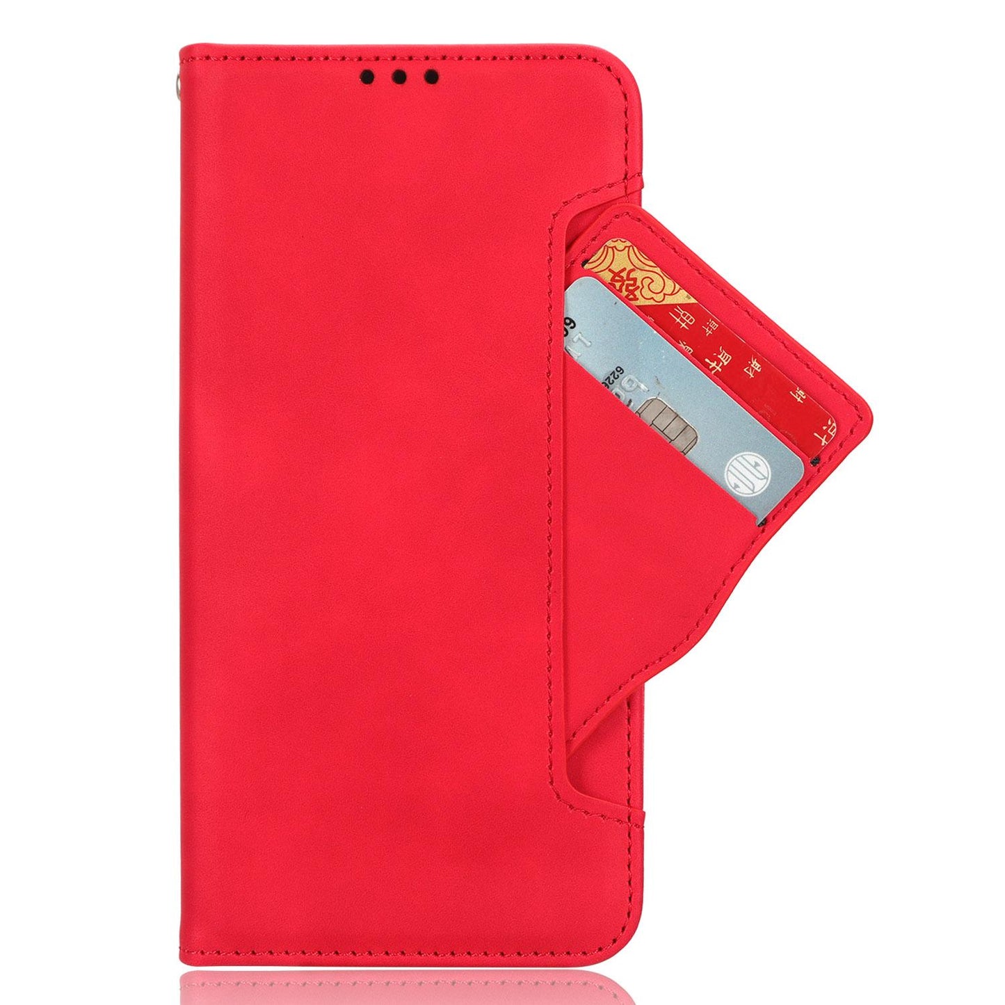 For Redmi K90 Pro Max 5G / Poco F8 Ultra Skin Feel Calf Texture Card Slots Leather Phone Case(Red)