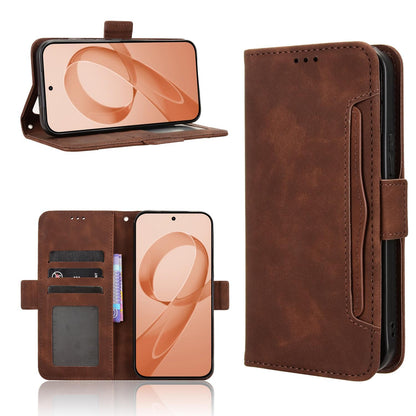 For Redmi K90 Pro Max 5G / Poco F8 Ultra Skin Feel Calf Texture Card Slots Leather Phone Case(Brown)