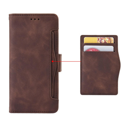 For Redmi K90 Pro Max 5G / Poco F8 Ultra Skin Feel Calf Texture Card Slots Leather Phone Case(Brown)