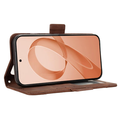 For Redmi K90 Pro Max 5G / Poco F8 Ultra Skin Feel Calf Texture Card Slots Leather Phone Case(Brown)
