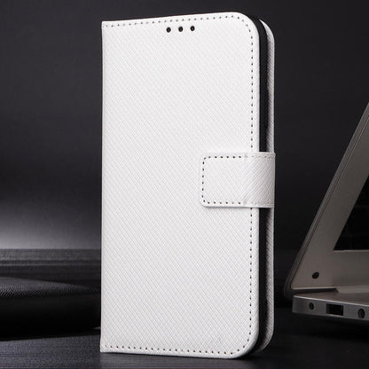 For Redmi K90 Pro Max 5G / Poco F8 Ultra Diamond Texture Leather Phone Case(White)