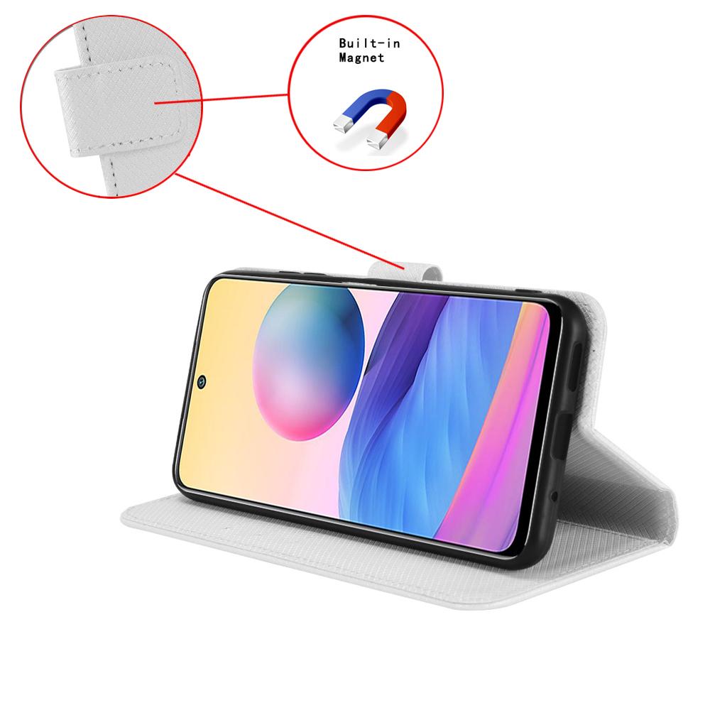 For Redmi K90 Pro Max 5G / Poco F8 Ultra Diamond Texture Leather Phone Case(White)