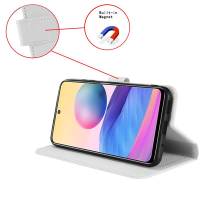 For Redmi K90 Pro Max 5G / Poco F8 Ultra Diamond Texture Leather Phone Case(White)