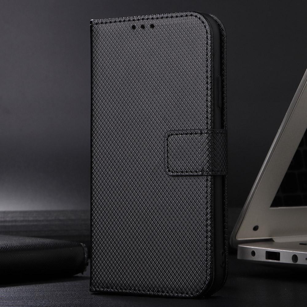For Redmi K90 Pro Max 5G / Poco F8 Ultra Diamond Texture Leather Phone Case(Black)