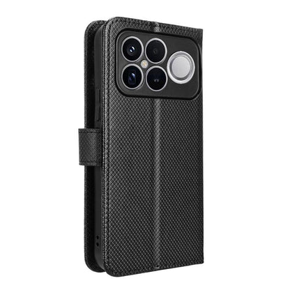 For Redmi K90 Pro Max 5G / Poco F8 Ultra Diamond Texture Leather Phone Case(Black)