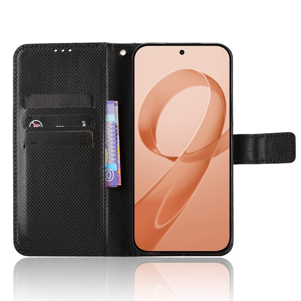 For Redmi K90 Pro Max 5G / Poco F8 Ultra Diamond Texture Leather Phone Case(Black)