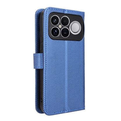 For Redmi K90 Pro Max 5G / Poco F8 Ultra Diamond Texture Leather Phone Case(Blue)