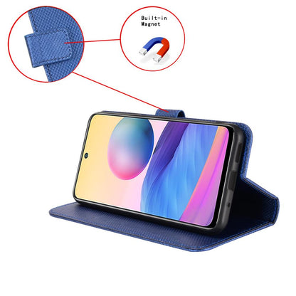 For Redmi K90 Pro Max 5G / Poco F8 Ultra Diamond Texture Leather Phone Case(Blue)