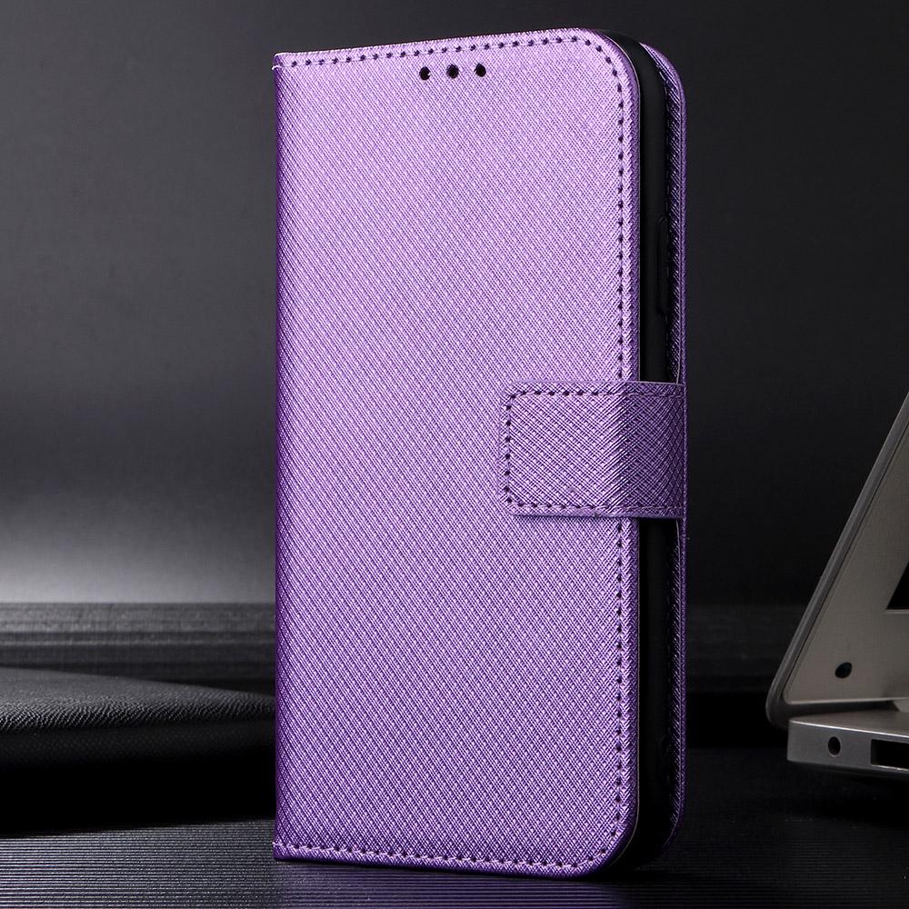 For Redmi K90 Pro Max 5G / Poco F8 Ultra Diamond Texture Leather Phone Case(Purple)