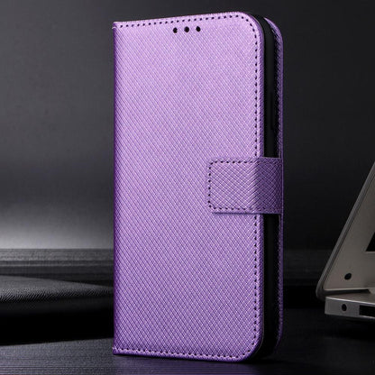 For Redmi K90 Pro Max 5G / Poco F8 Ultra Diamond Texture Leather Phone Case(Purple)