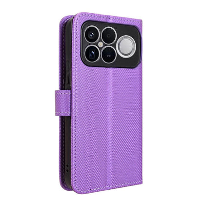 For Redmi K90 Pro Max 5G / Poco F8 Ultra Diamond Texture Leather Phone Case(Purple)